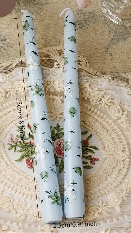 French Impression Taper Candle Duo