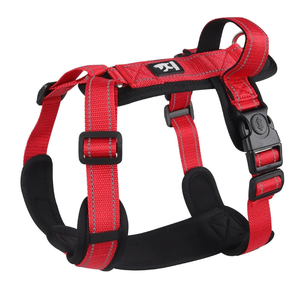 Dog Harness Reflective Easy Control Dog Vest Adjustable for Small Medium Dogs