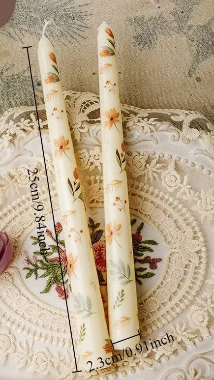 French Impression Taper Candle Duo