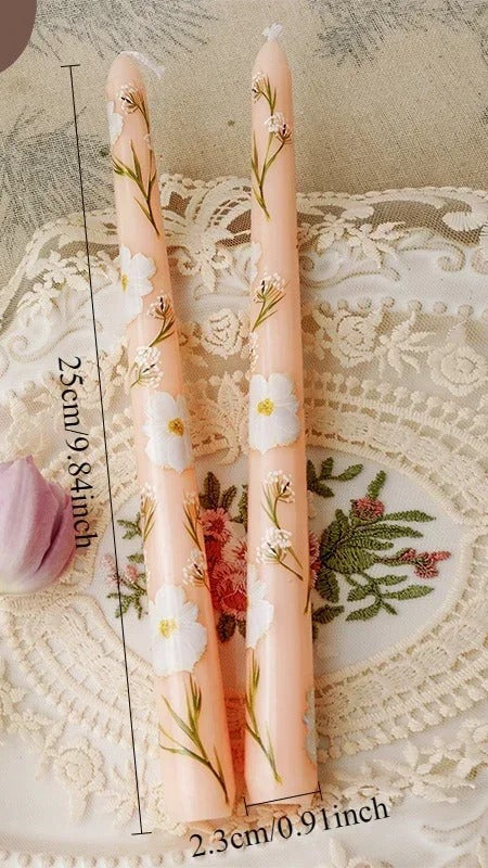 French Impression Taper Candle Duo