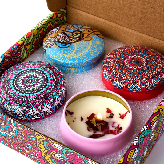 Scented Candle Box Soy Wax Fragrance