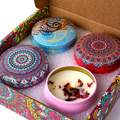 Scented Candle Box Soy Wax Fragrance
