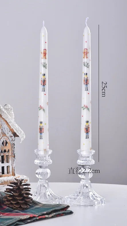 French Impression Taper Candle Duo
