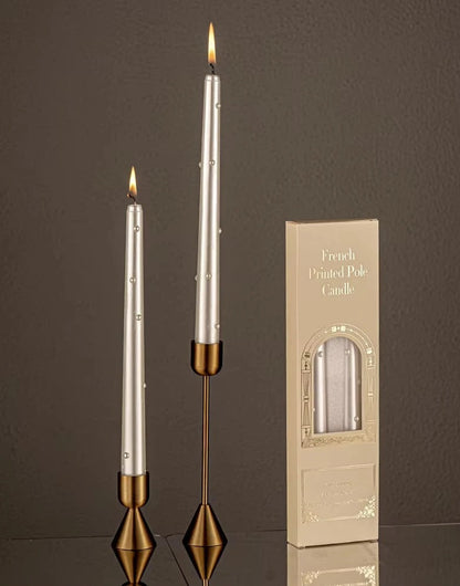 French Impression Taper Candle Duo