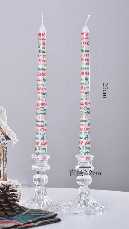 French Impression Taper Candle Duo