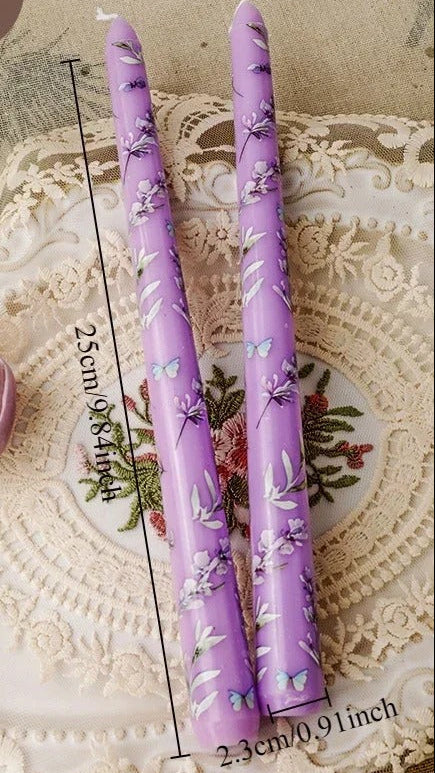 French Impression Taper Candle Duo