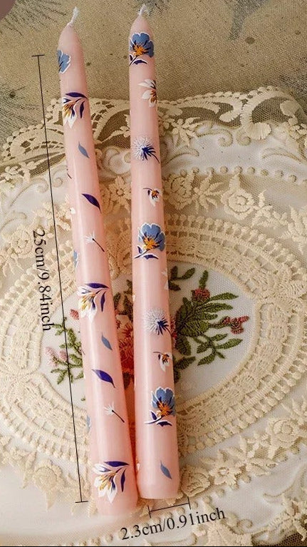 French Impression Taper Candle Duo