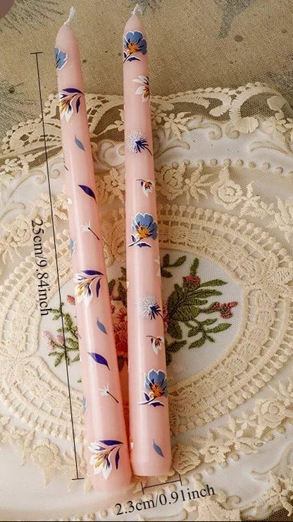 French Impression Taper Candle Duo