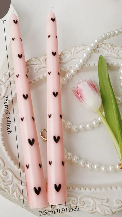 French Impression Taper Candle Duo