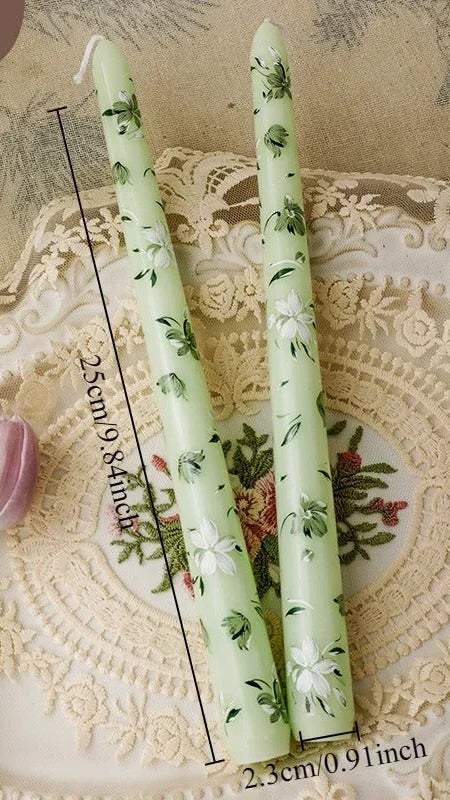 French Impression Taper Candle Duo