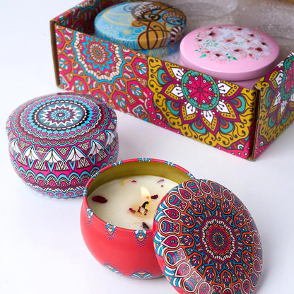 Scented Candle Box Soy Wax Fragrance