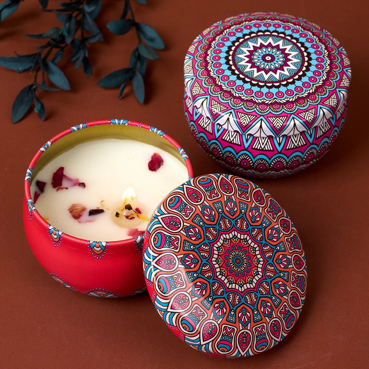 Scented Candle Box Soy Wax Fragrance