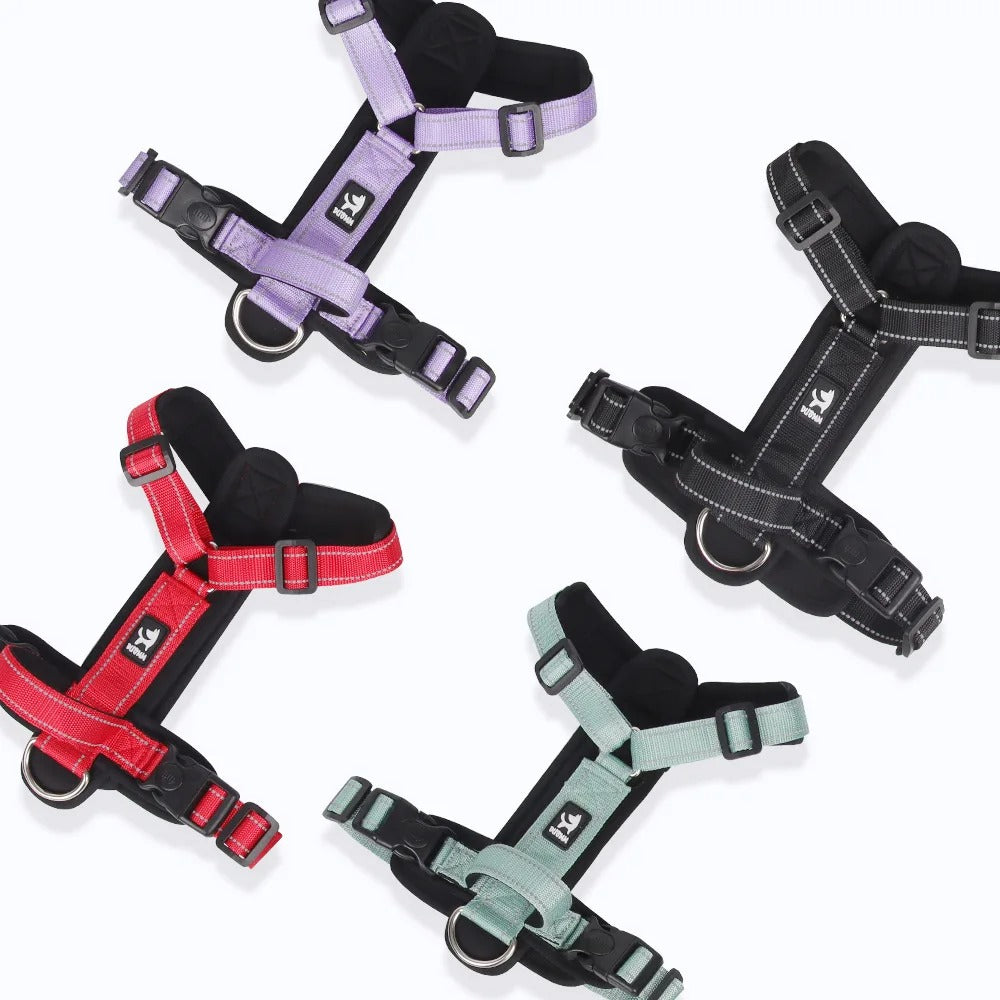 Dog Harness Reflective Easy Control Dog Vest Adjustable for Small Medium Dogs