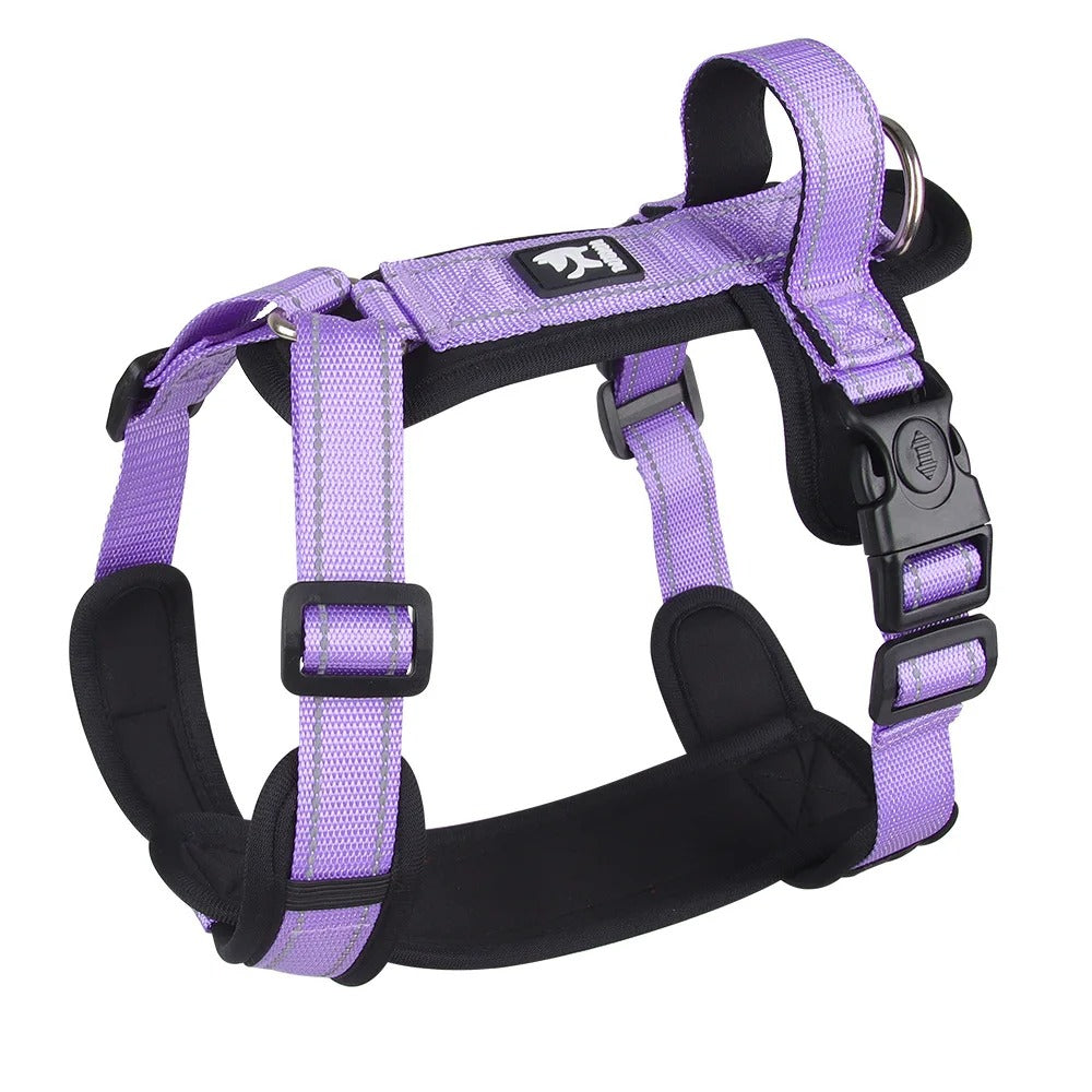 Dog Harness Reflective Easy Control Dog Vest Adjustable for Small Medium Dogs