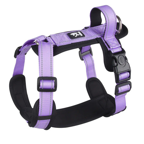 Dog Harness Reflective Easy Control Dog Vest Adjustable for Small Medium Dogs