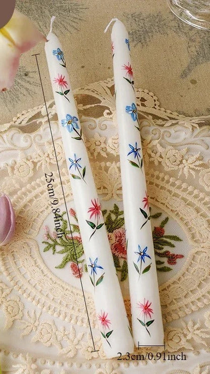 French Impression Taper Candle Duo