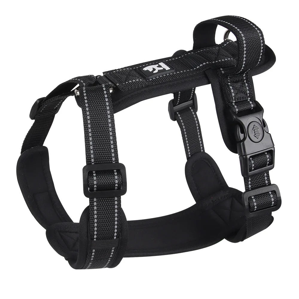 Dog Harness Reflective Easy Control Dog Vest Adjustable for Small Medium Dogs